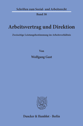 Arbeitsvertrag und Direktion.