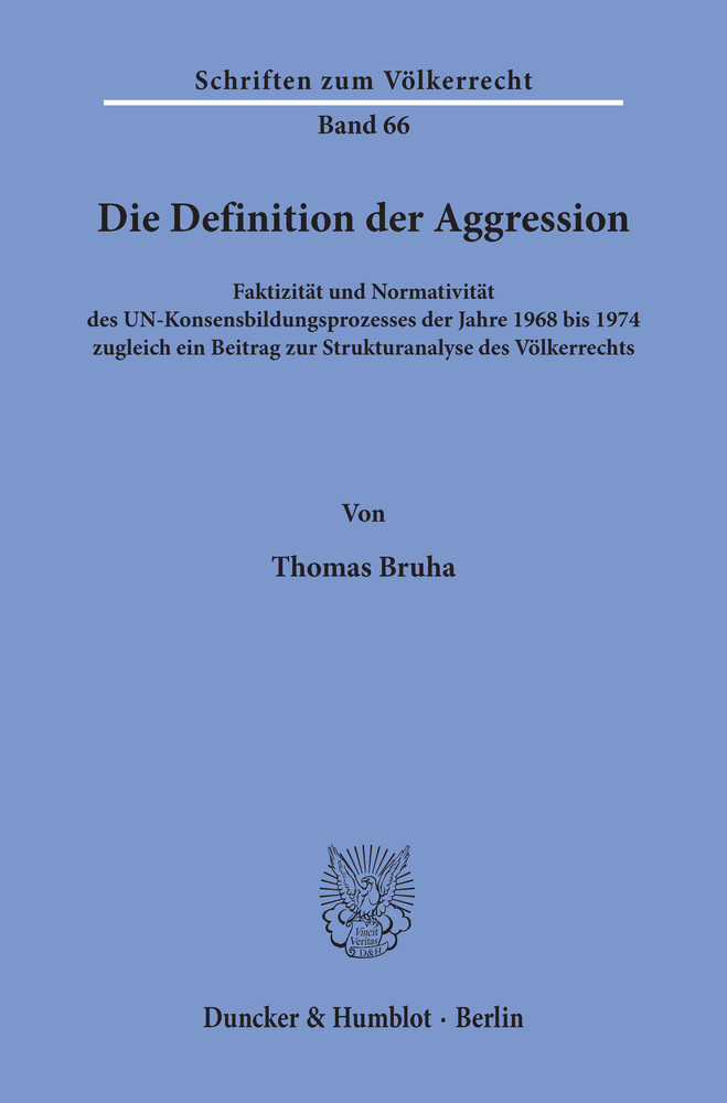 Die Definition der Aggression. main product photo
