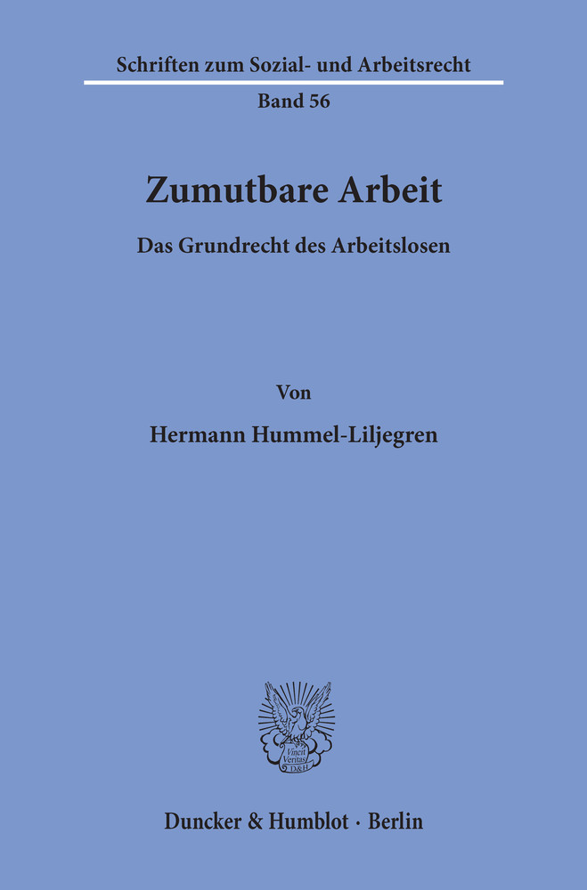 Zumutbare Arbeit. main product photo
