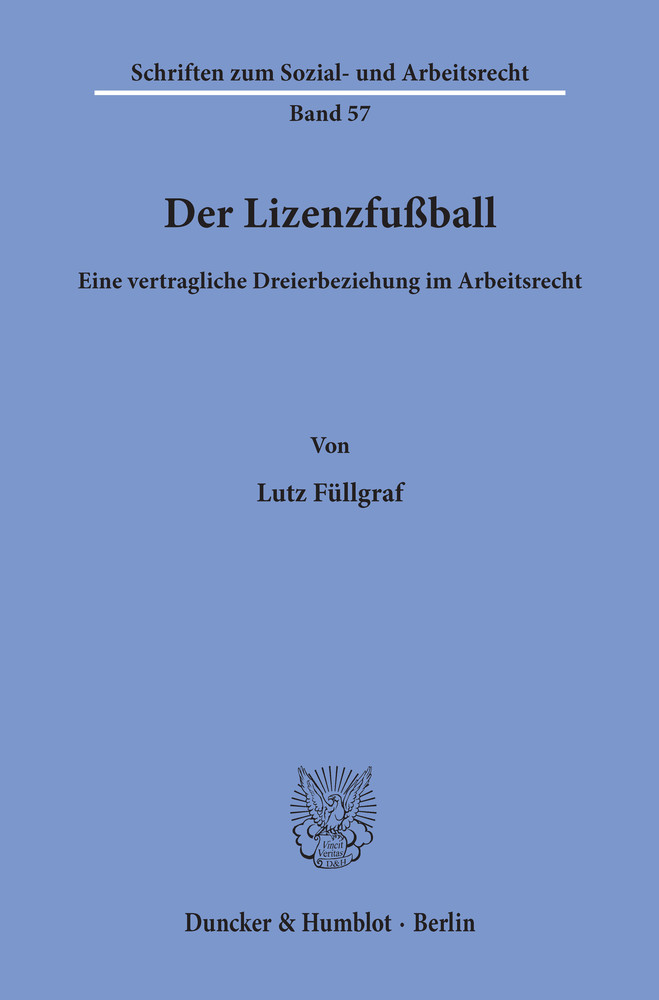 Der Lizenzfußball. main product photo