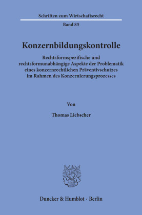 Konzernbildungskontrolle.