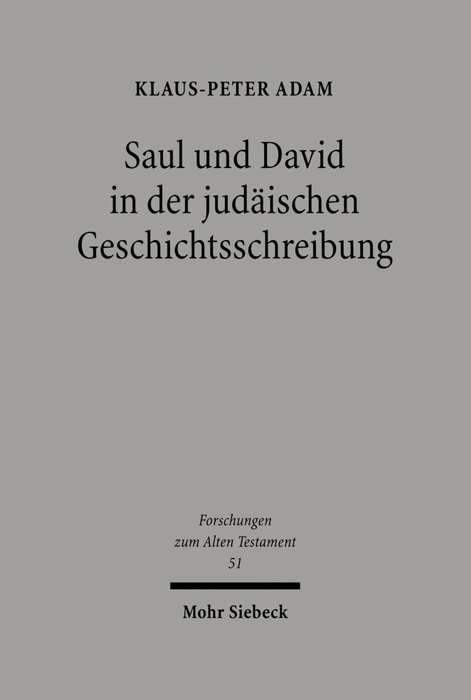 Saul und David in der judäischen Geschichtsschreibung main product photo