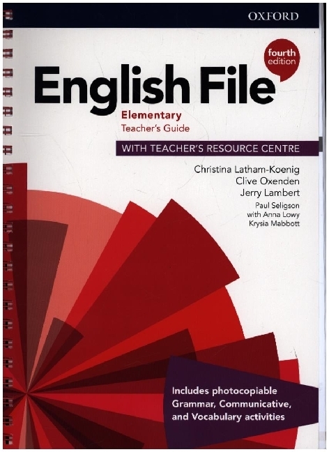 English File: Elementary: Teacher's Guide with Teacher's Resource Centre main product photo