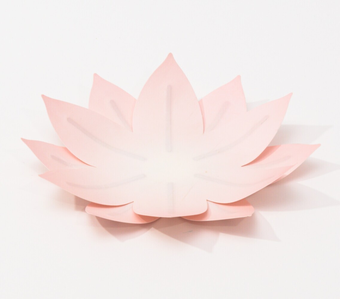Flexible Hanji-Papierschale Wasserlilie Blassrosa main product photo