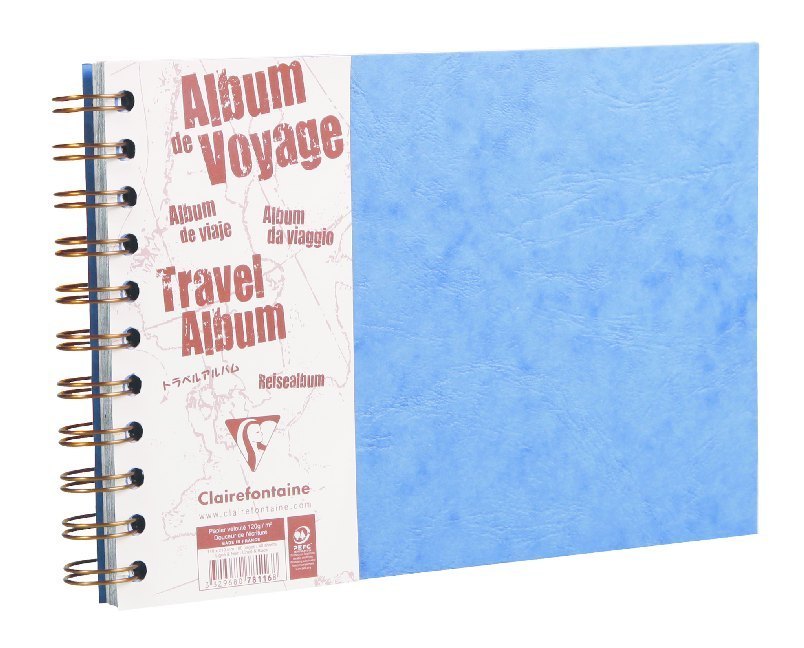 Reisealbum Age Bag A4 quer liniert und blanko 40 Blatt, Blau main product photo