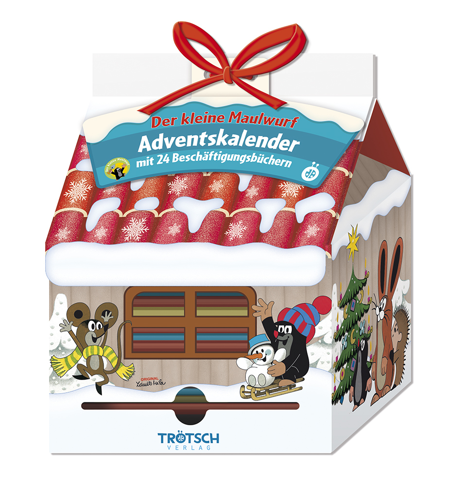 Der kleine Maulwurf, Adventskalender Haus mit 24 Minibüchern main product photo