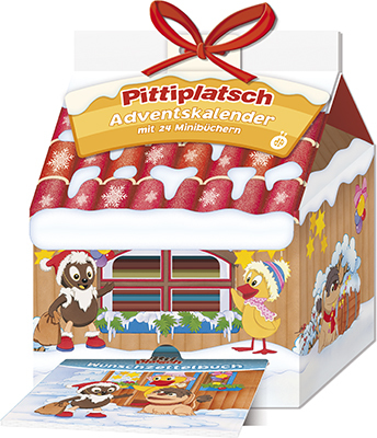 Pittiplatsch, Adventskalender Haus mit 24 Minibüchern main product photo