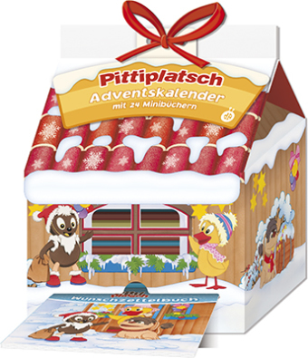 Pittiplatsch, Adventskalender Haus mit 24 Minibüchern