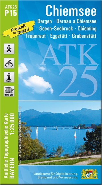 Amtliche Topographische Karte Bayern Chiemsee main product photo