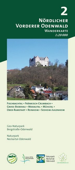 Odenwald Freizeitkarte Vorderer Nördlicher Odenwald main product photo