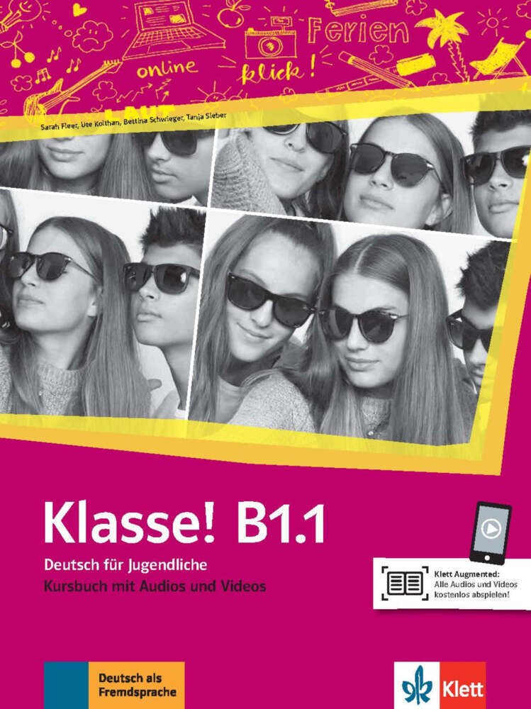Klasse! B1.1 Kursbuch mit Audios und Videos zum Download main product photo