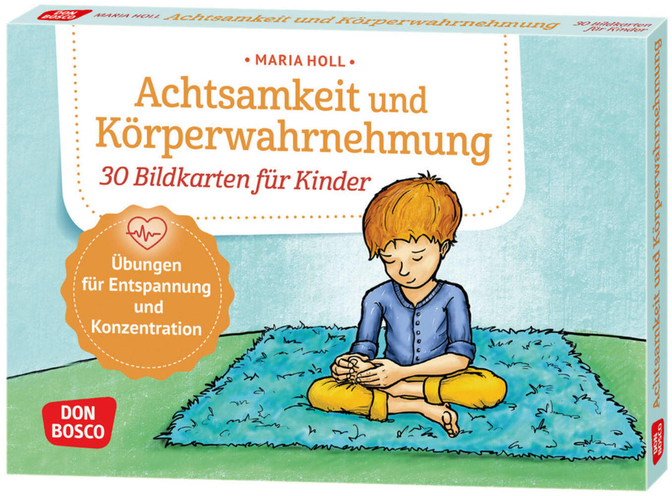 Achtsamkeit und Körperwahrnehmung. 30 Bildkarten für Kinder, m. 1 Beilage main product photo