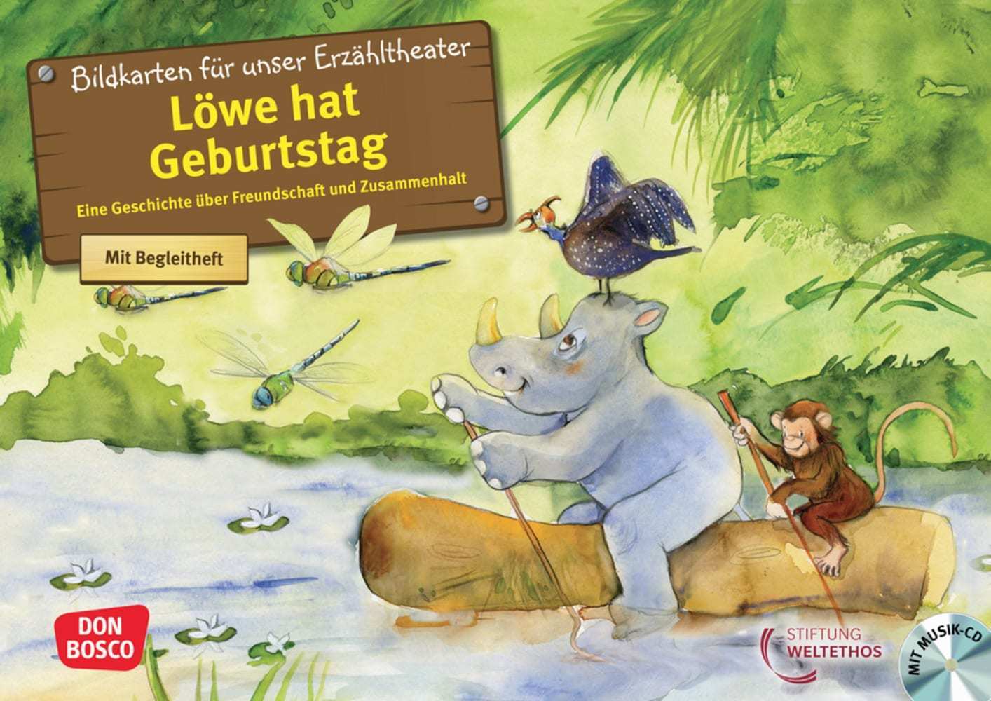Löwe hat Geburtstag. Kamishibai Bildkartenset main product photo