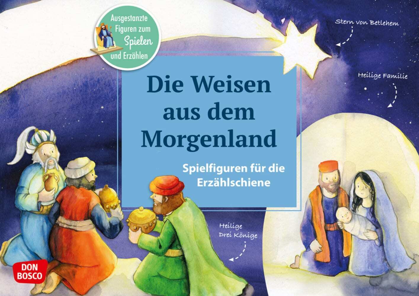 Die Weisen aus dem Morgenland. Erzählschienen-Figurenset main product photo