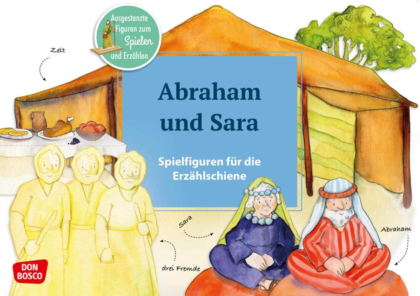 Abraham und Sara. Erzählschienen-Figurenset main product photo