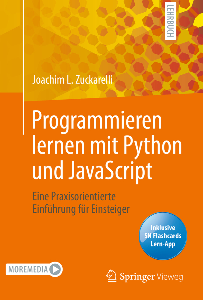 Programmieren lernen mit Python und JavaScript, m. 1 Buch, m. 1 E-Book main product photo