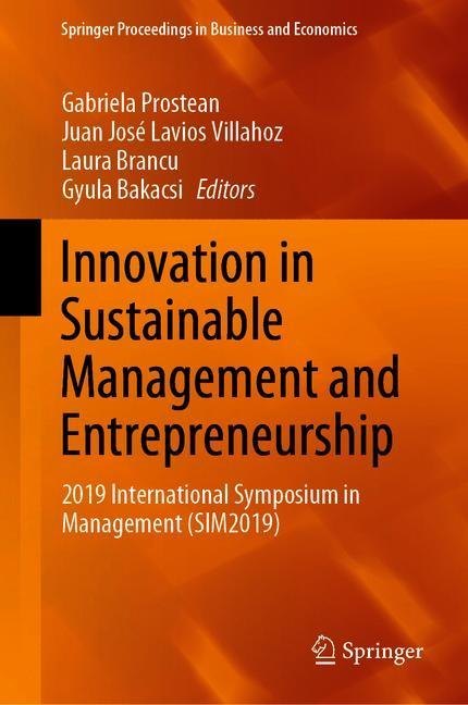 Innovation in Sustainable Management and Entrepreneurship main product photo