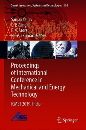 Proceedings of International Conference in Mechanical and Energy Technology