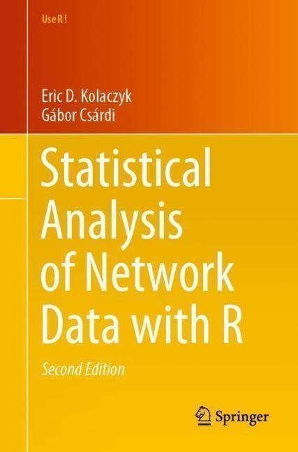 Statistical Analysis of Network Data with R main product photo