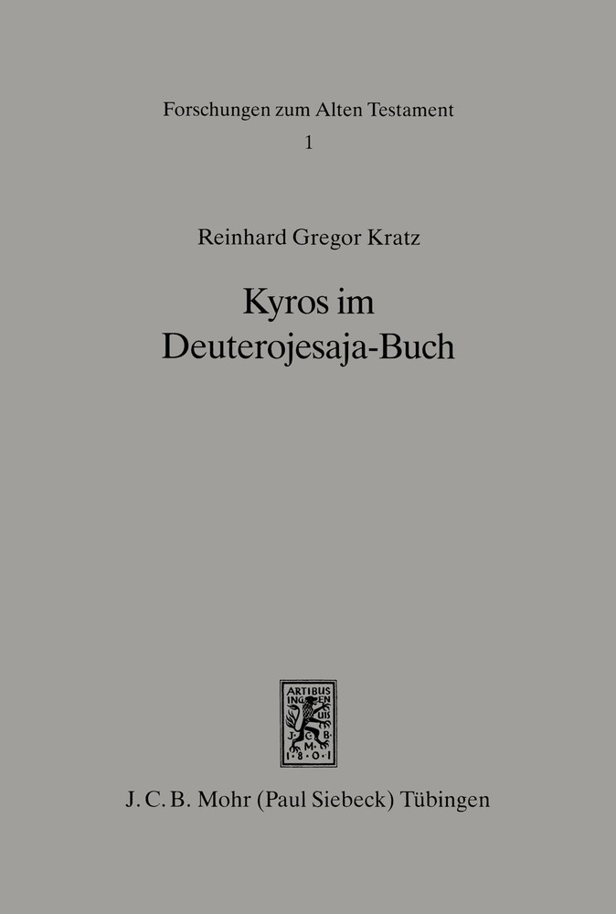 Kyros im Deuterojesaja-Buch main product photo