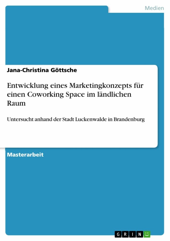 Entwicklung eines Marketingkonzepts für einen Coworking Space im ländlichen Raum main product photo