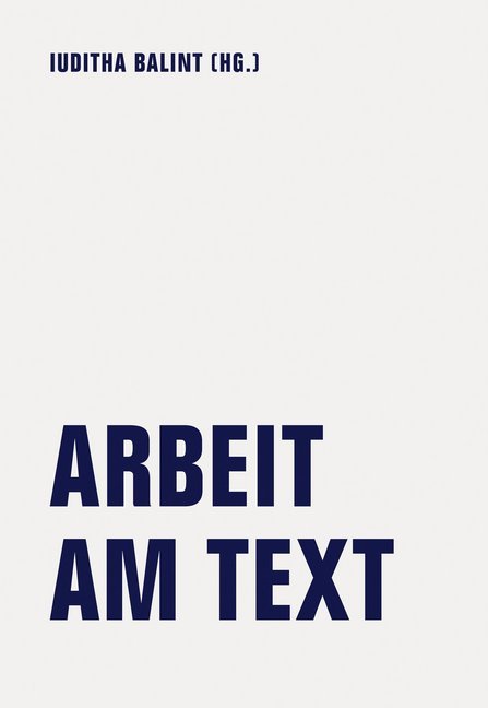 Arbeit am Text main product photo
