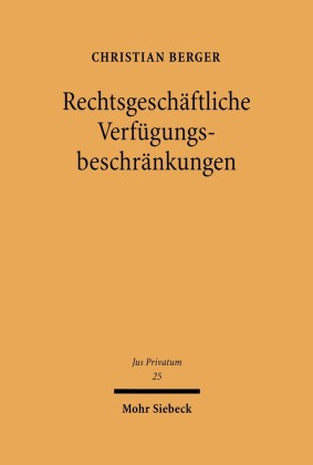 Rechtsgeschäftliche Verfügungsbeschränkungen