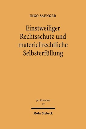 Einstweiliger Rechtsschutz und materiellrechtliche Selbsterfüllung