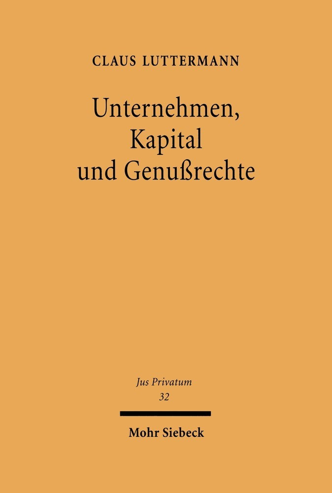 Unternehmen, Kapital und Genußrechte main product photo