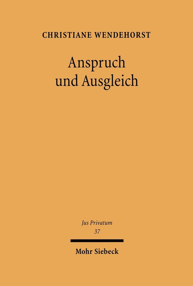 Anspruch und Ausgleich main product photo