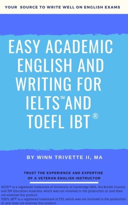Easy Academic English and Writing for IELTS(TM) and TOEFL iBT®