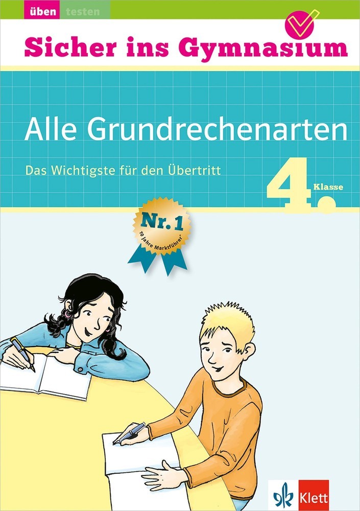 Klett Sicher ins Gymnasium Alle Grundrechenarten 4. Klasse main product photo