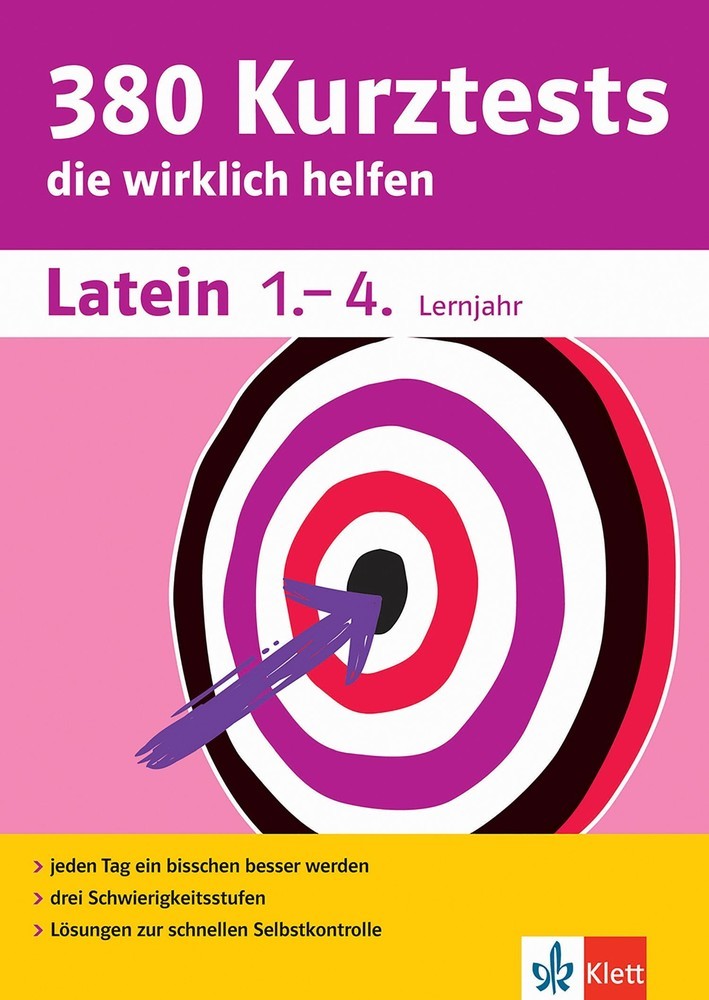 Klett 380 Kurztests Latein 1.-4. Lernjahr main product photo
