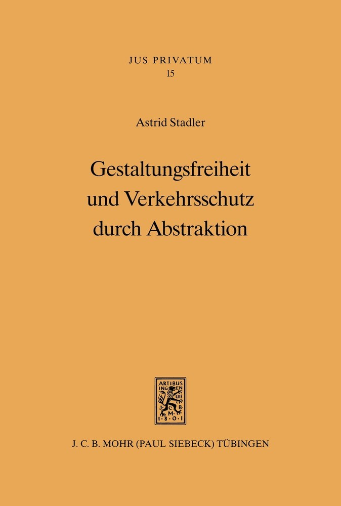 Gestaltungsfreiheit und Verkehrsschutz durch Abstraktion main product photo