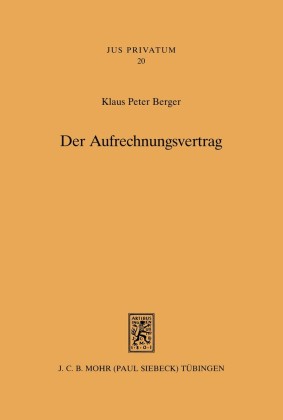 Der Aufrechnungsvertrag