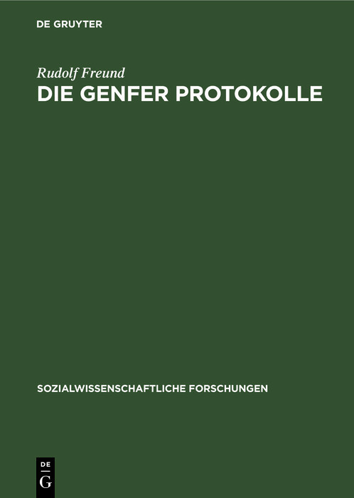 Die Genfer Protokolle main product photo