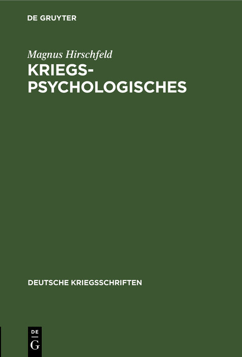 Kriegspsychologisches main product photo