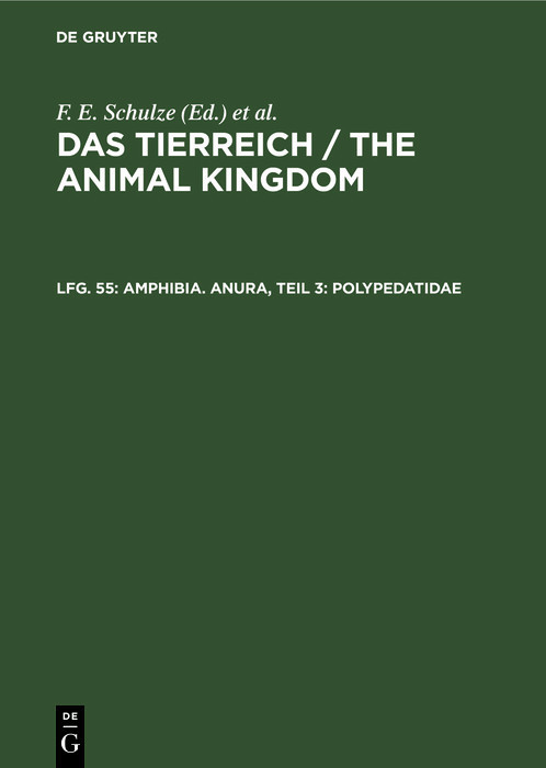 Amphibia. Anura, Teil 3: Polypedatidae main product photo