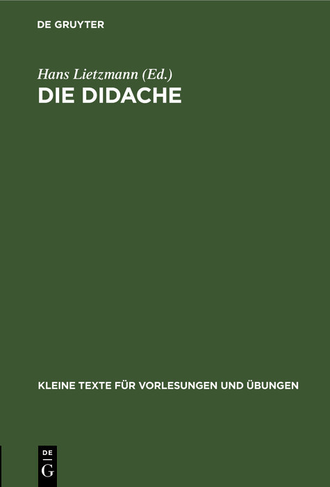Die Didache main product photo