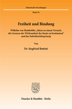 Freiheit und Bindung.