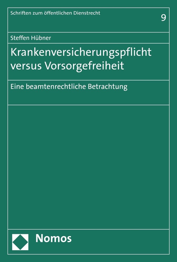 Krankenversicherungspflicht versus Vorsorgefreiheit main product photo