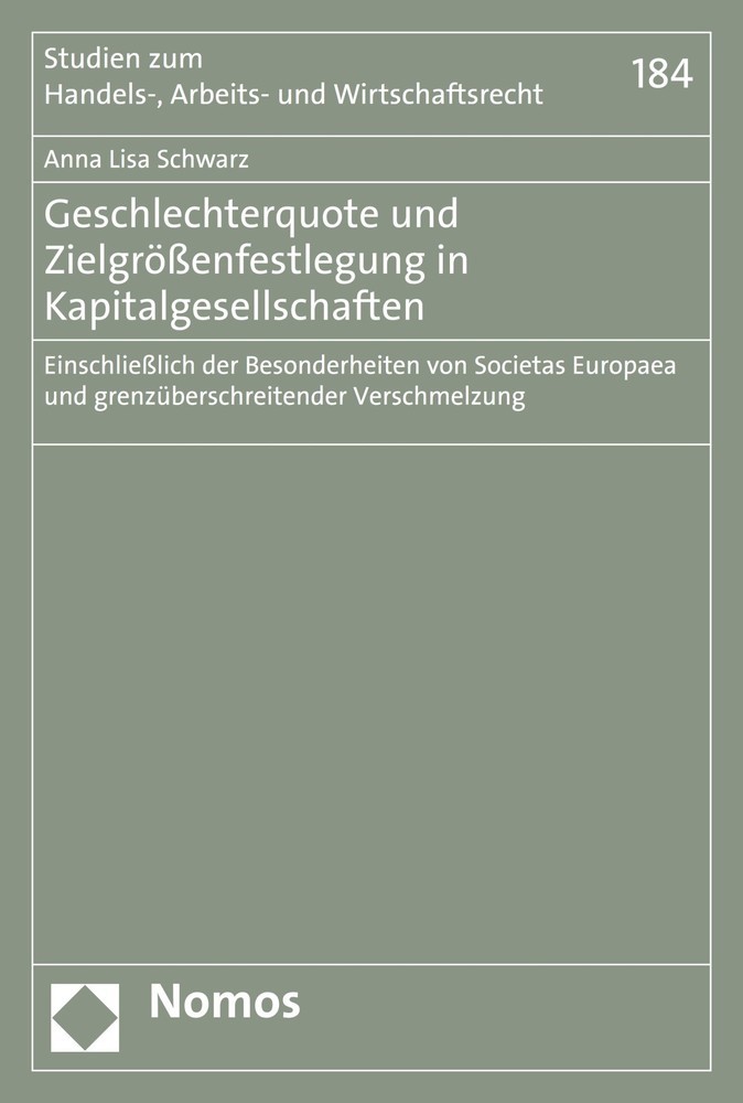 Geschlechterquote und Zielgrößenfestlegung in Kapitalgesellschaften main product photo