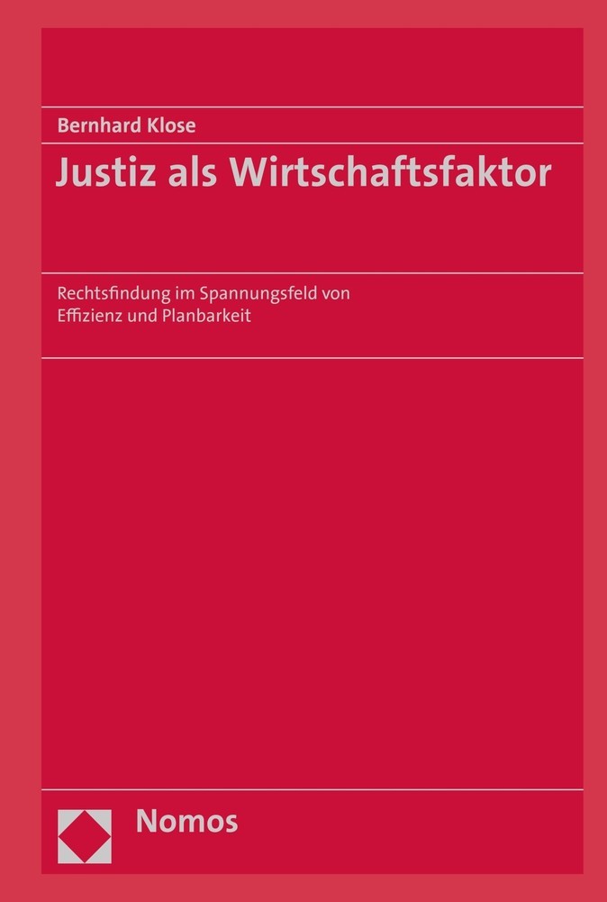 Justiz als Wirtschaftsfaktor main product photo