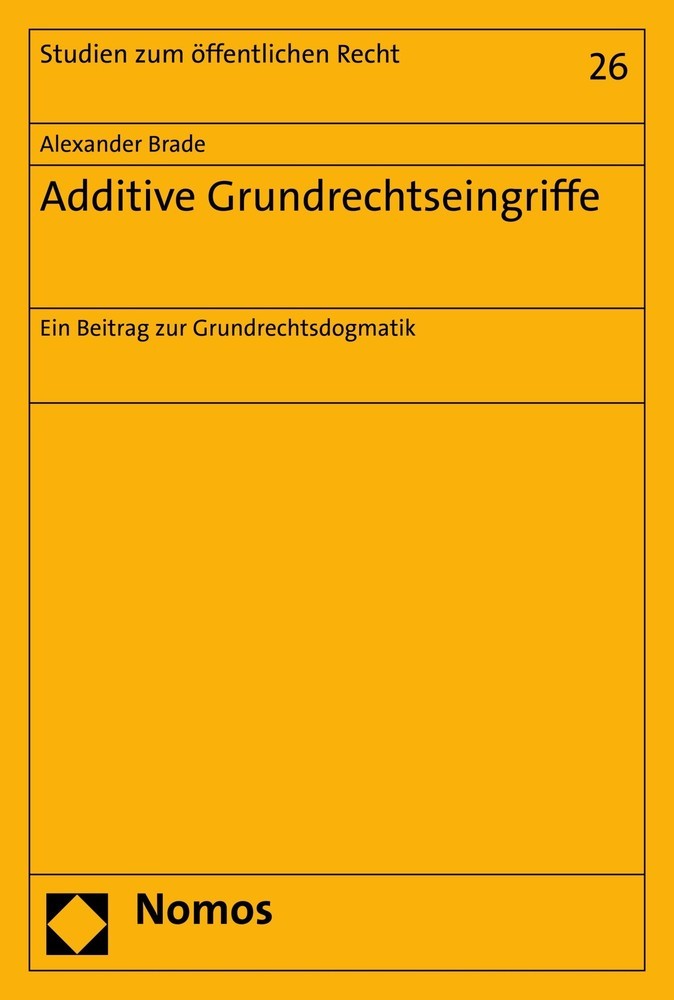 Additive Grundrechtseingriffe main product photo