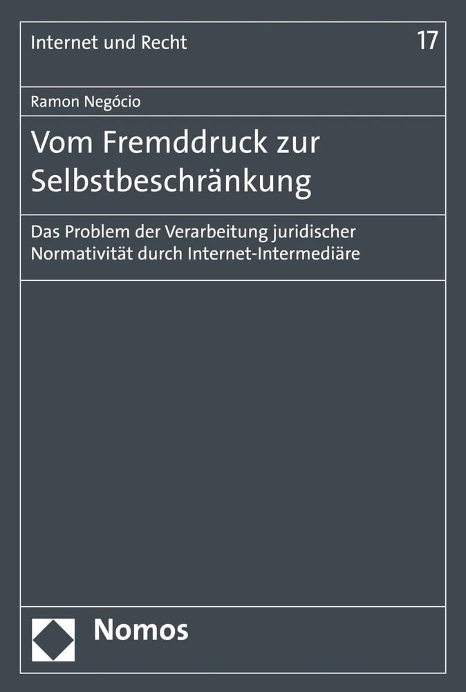 Vom Fremddruck zur Selbstbeschränkung main product photo