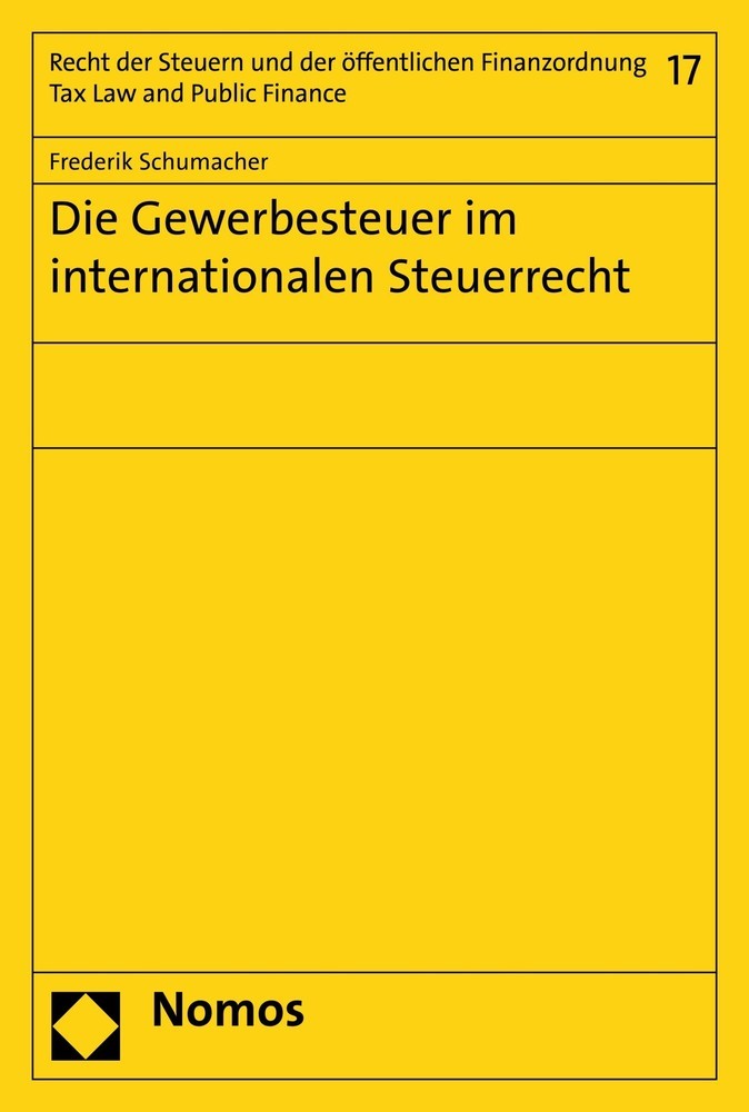 Die Gewerbesteuer im internationalen Steuerrecht main product photo