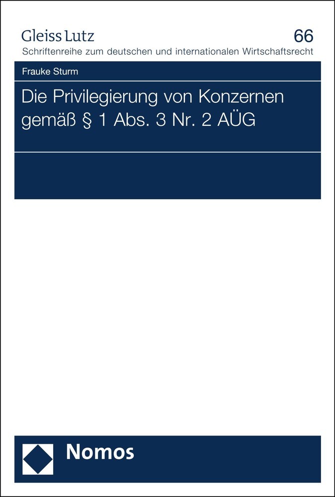 Die Privilegierung von Konzernen gemäß 1 Abs. 3 Nr. 2 AÜG main product photo