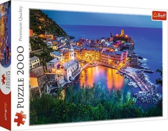 Gemeinde Vernazza in der Dämmerung (Puzzle)