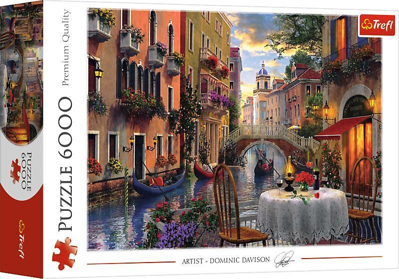 Puzzle 6000 - Abendessen in Venedig main product photo