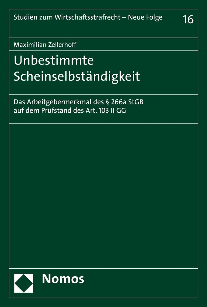 Unbestimmte Scheinselbständigkeit main product photo